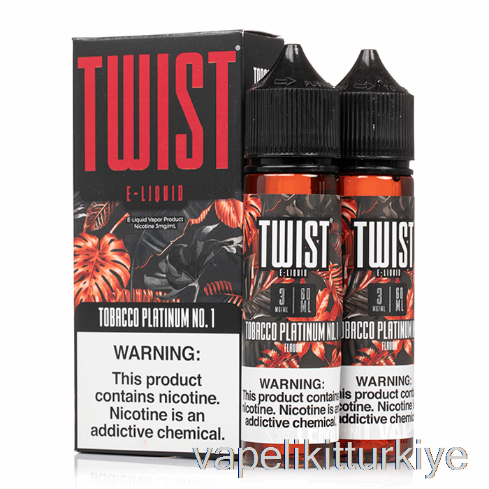 Vape Pen Vape Mate Tütün Platin No. 1 - Büküm E-sıvı - 120ml 6mg